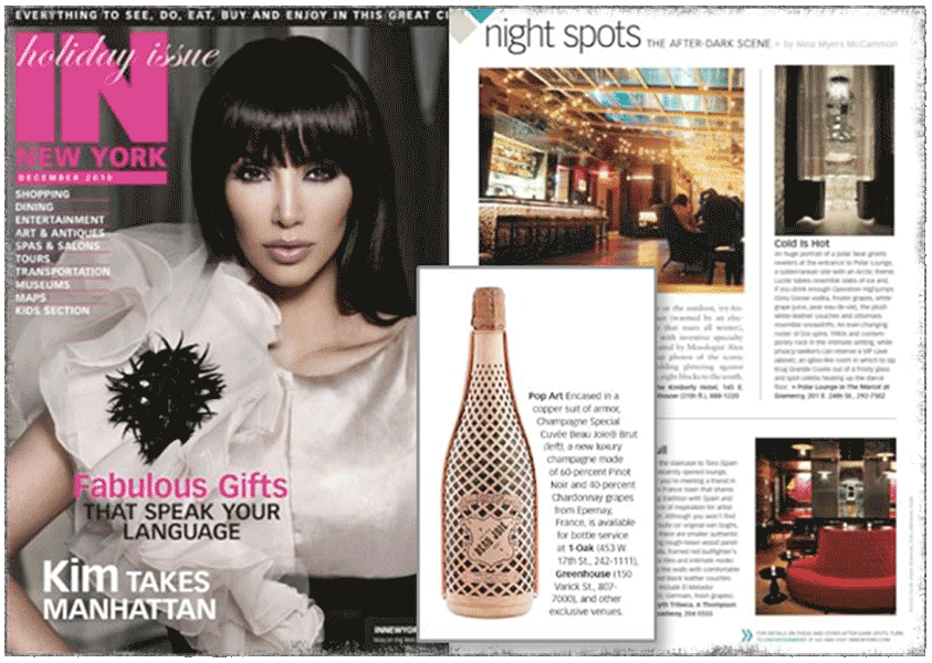 Beau Joie Champagne featured in In New York